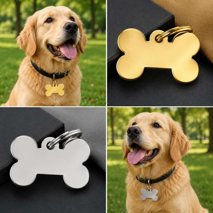 PLACA PARA MASCOTA 3.5 CM X 2CM