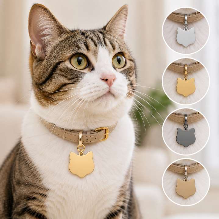 PLACA CARA DE GATO PEQUEÑA