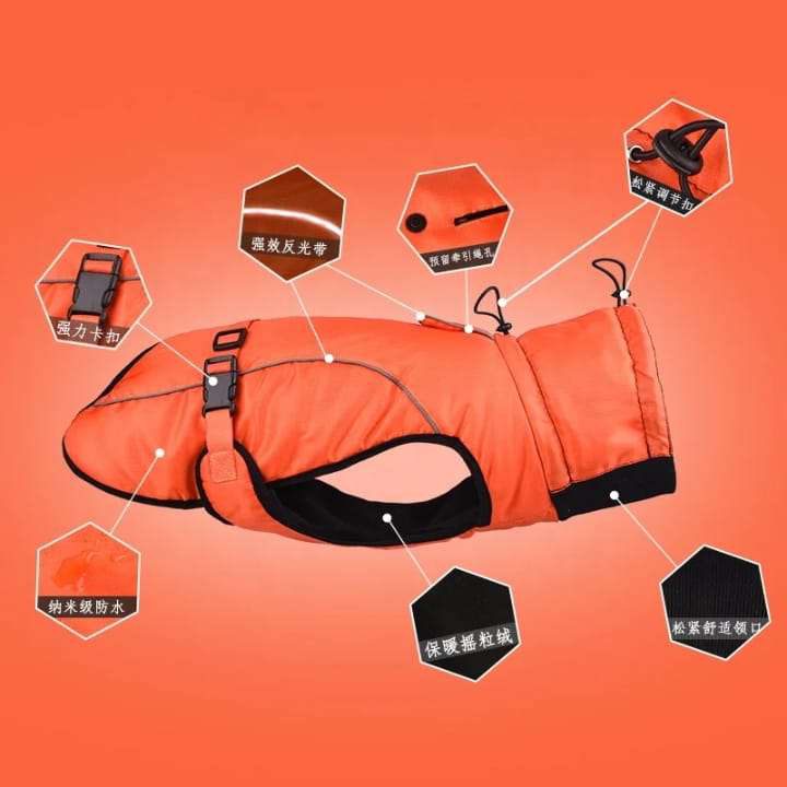 IMPERMEABLE PARA MASCOTAS TALLA M
