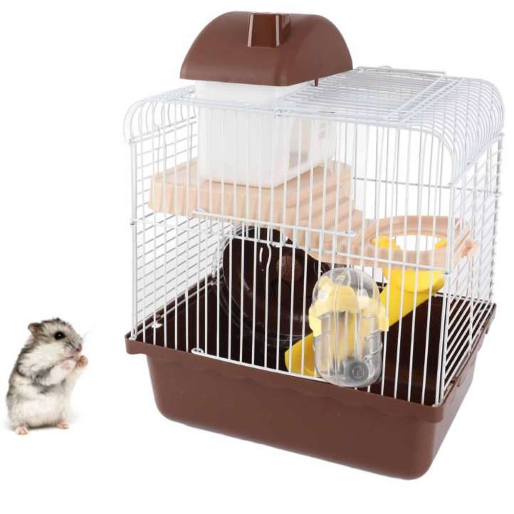 JAULA PARA HAMSTER 2 PISOS 25,5*23,5*17 CM