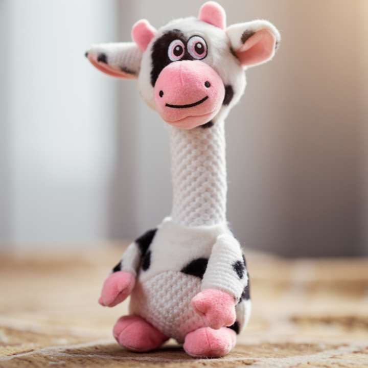 JUGUETE PELUCHE VACA 30CM